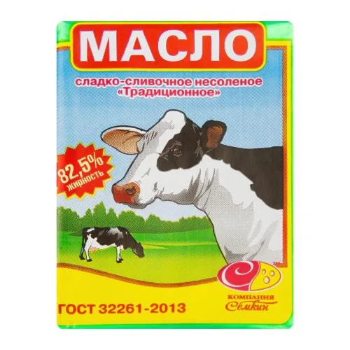 Масло сливочное Семкин 82.5% 180г