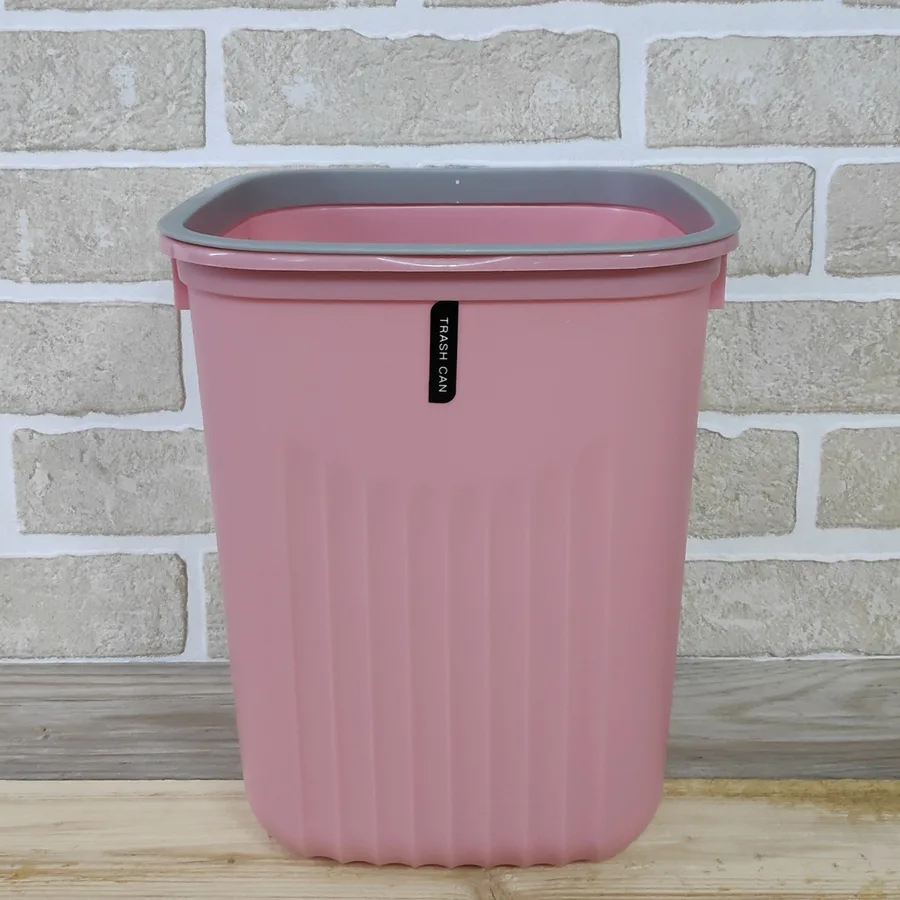 Ведро для мусора Sanitary, без крышки, 10л, 24.5х27.5см, цвет: pink