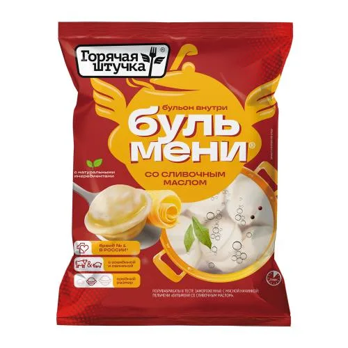 Пельмени Горячая штучка Бульмени со сливочным маслом 400г