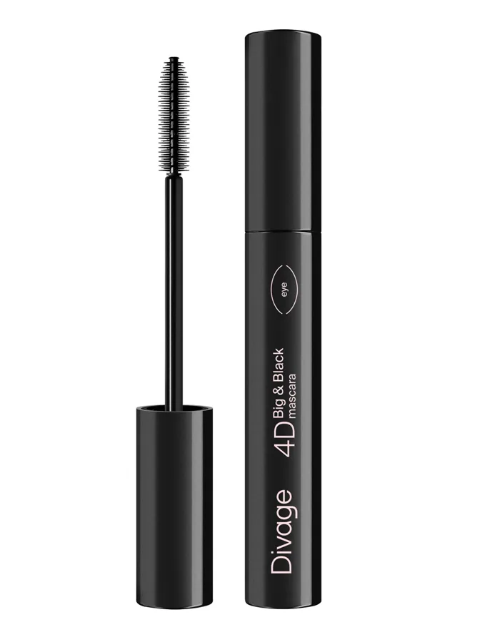 Divage Тушь Для Ресниц Mascara 4d Big&black Тон черный
