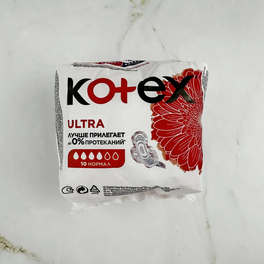 Гигиенические прокладки Kotex ultra сетчатая normal с крылышками, 10шт