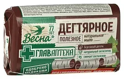 Мыло туалетное ВЕСНА Дегтярное 90г