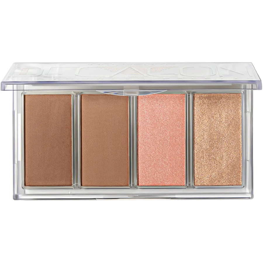 Палетка для моделирования лица Influence Beauty Golden Decagon, 4-цветная, тон 01