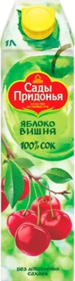 Сок Сады Придонья Яблоко Вишня, 1 л
