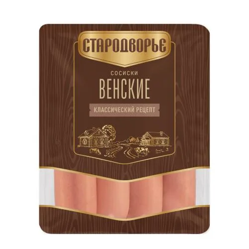 Сосиски Стародворье Венские вареные 600г