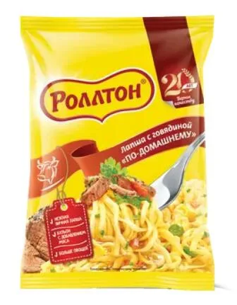 Вермишель Роллтон говядина По-домашнему, 85г