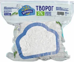 ТВОРОГ КОРОВКИНО, 2%, 500 Г