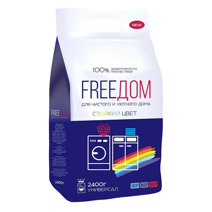 Стиральный порошок Freeдом Стойкий цвет, 2.4кг