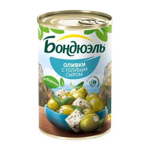 Оливки Бондюэль с сыром 300г