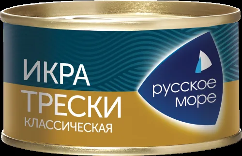 Икра трески классическая Русское Море 130г