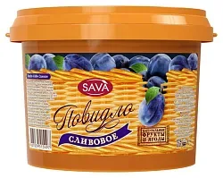 Повидло САВА слива пэт 870г