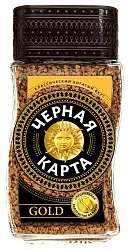 Кофе ЧЕРНАЯ КАРТА Голд ст/б 95г