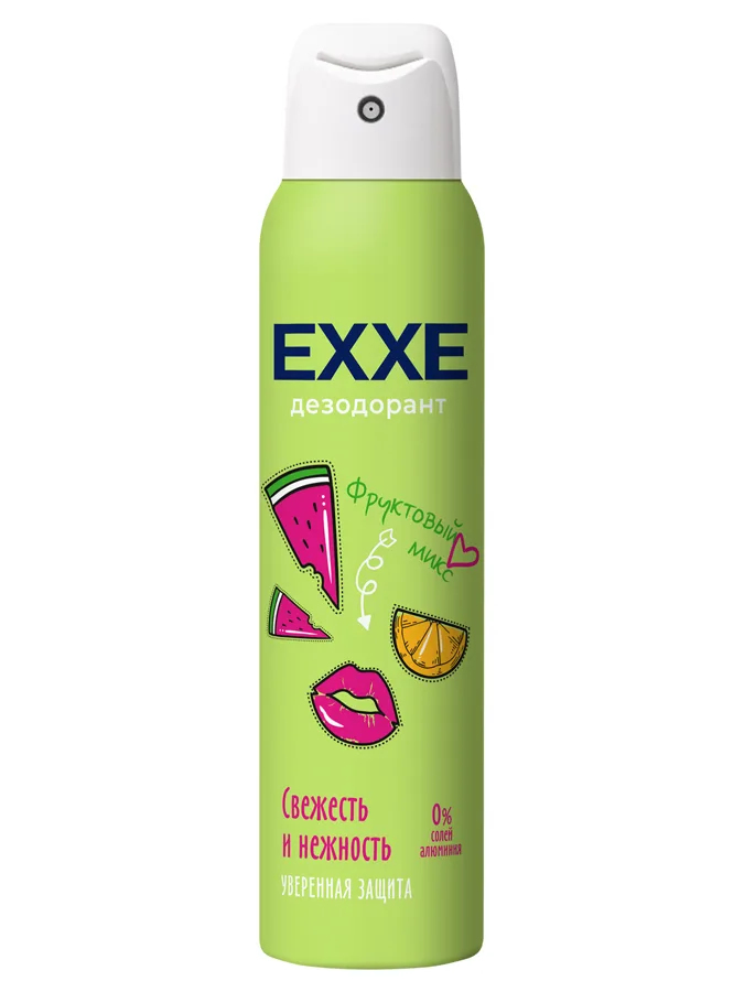 Дезодорант женский Exxe Свежесть и нежность Fruit kiss, спрей, 150мл