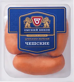 ШПИКАЧКИ ЧЕШСКИЕ, ОМСКИЙ БЕКОН, 1 КГ