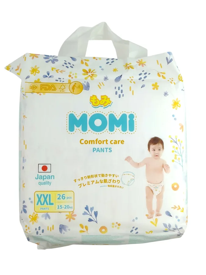 Подгузники-трусики Momi Comfort Care, XXL 6, 15-20кг, 26шт