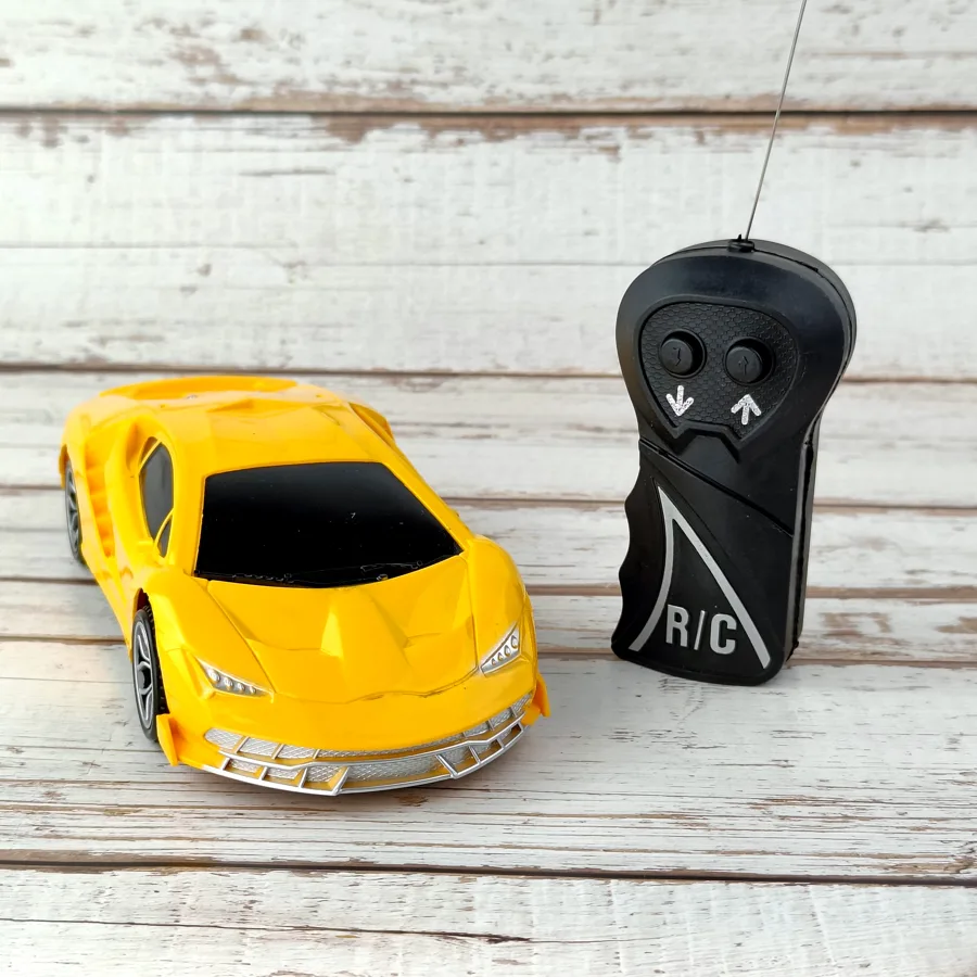 Машинка на радиоуправлении Jile Toys Speed car, размер: 26х10 см, цвет: желтый