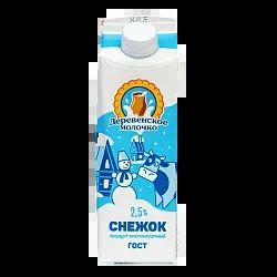 Снежок ДЕРЕВЕНСКОЕ МОЛОЧКО бзмж 2.5% 450г