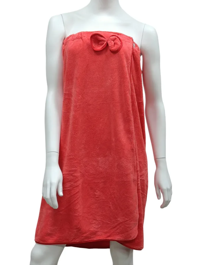 Килт для сауны женский Bravo Collection, 80х150 см, коралловый