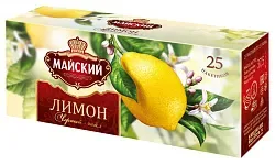 Чай МАЙСКИЙ Цейлонский лимон 25пак