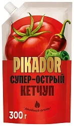 Кетчуп ПИКАДОР Супер острый д/пак 300г