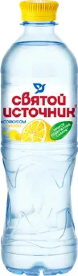 Вода питьевая Святой источник негазированная со вкусом Лимона, 0,5л