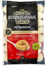 ПЕЛЬМЕНИ ВЕЛИКОСОЧНЫЕ, СИБИРСКИЙ ГУРМАН, 800 Г