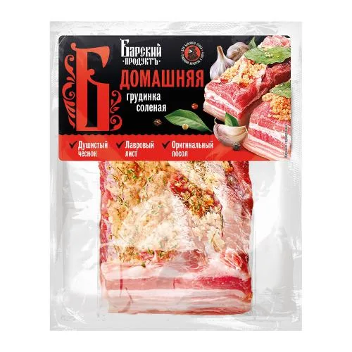 Грудинка Барский продукт Домашняя соленая весовая