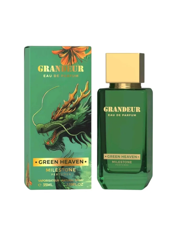 Парфюмерная вода для мужчин Milestone Grandeur green heaven, 35 мл