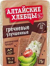 ХЛЕБЦЫ АЛТАЙСКИЕ, ГРЕЧНЕВЫЕ, 75 Г