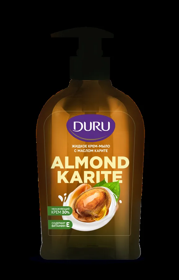Крем-мыло жидкое Duru Almond Karite, с маслом карите, 300мл