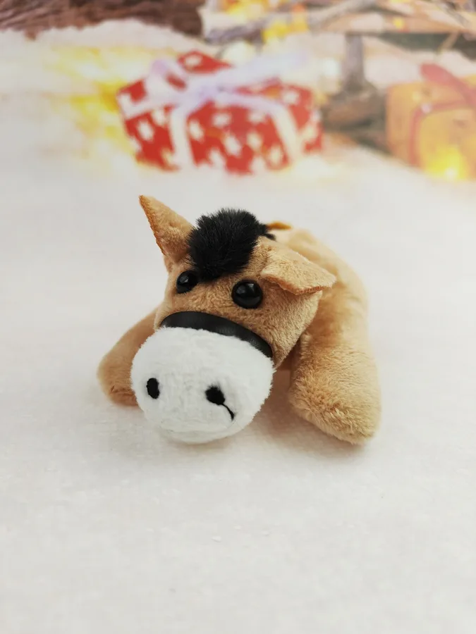 Игрушка мягкая Jile Toys Лошадка-магнит, 11см