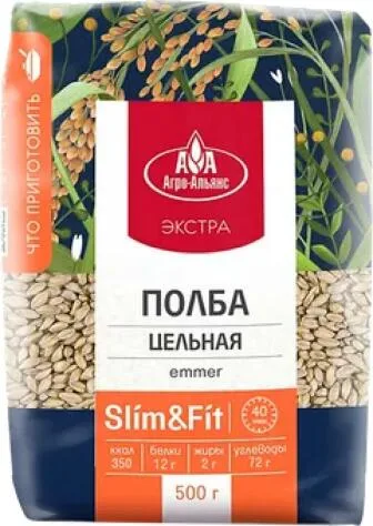 Полба Агро-Альянс дробленая, 5х80 г