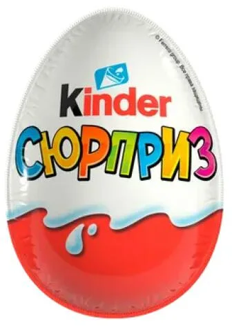 Яйцо шоколадное Kinder Сюрприз Happos family и др., 20г