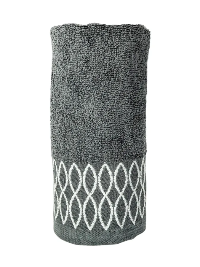 Полотенце махровое F&H, цвет: серый, 40х60см