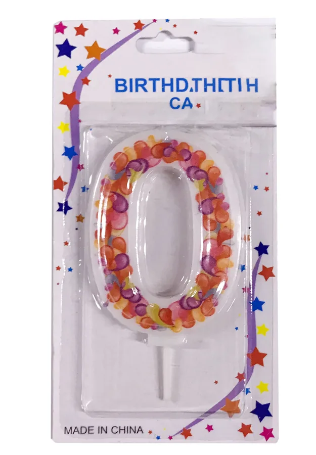 Свеча для торта Happy Birthday Воздушный шар N0