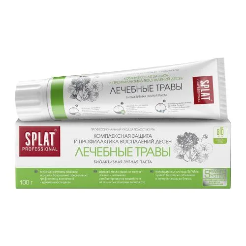 Зубная паста Лечебные травы Splat Professional 100г