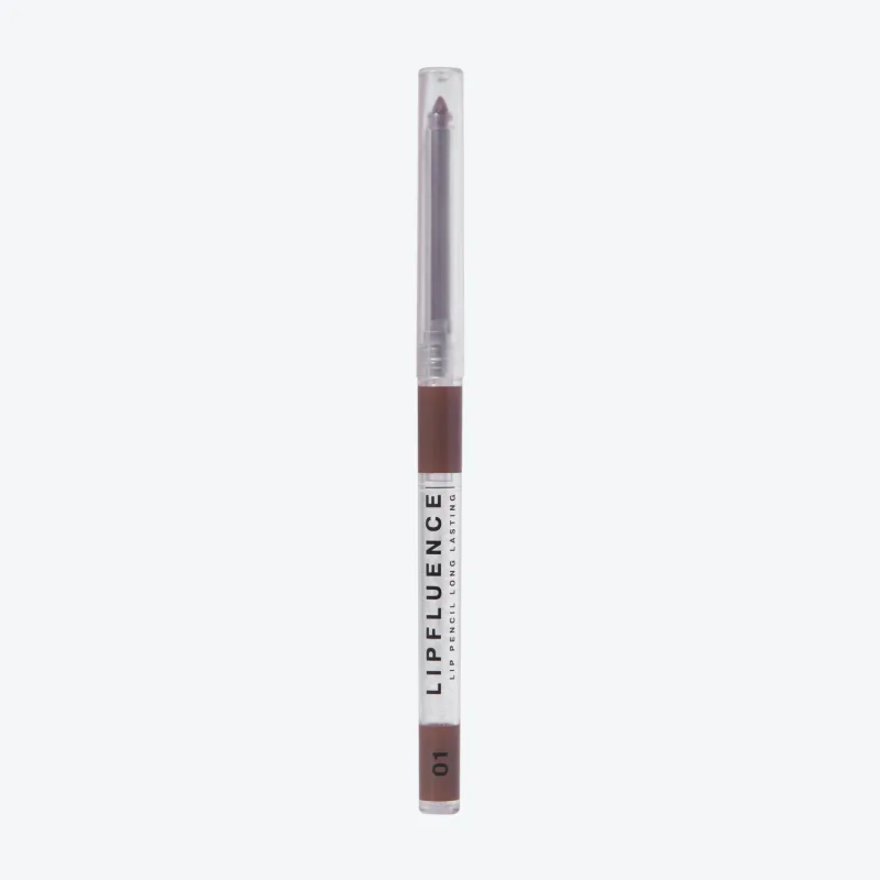 Карандаш для губ Influence Beauty Lipfluence, автоматический, тон: 01 коричневый, 0.28г