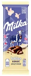 Шоколад МИЛКА Бабл с кокосом 87г