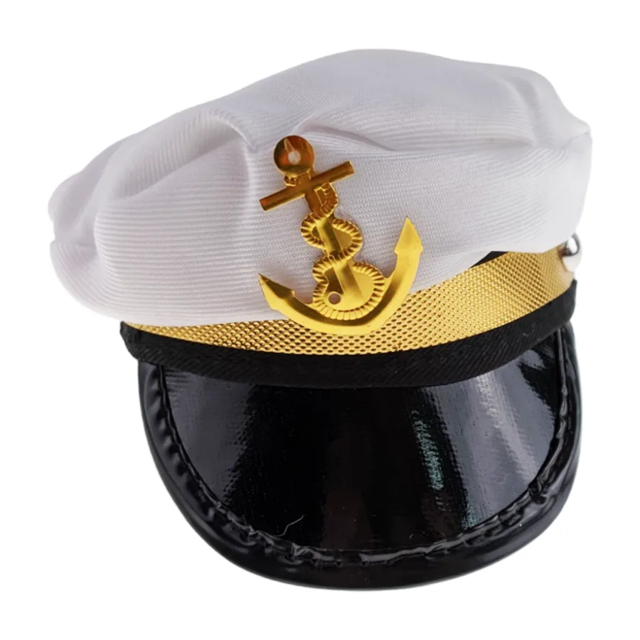 Шапка карнавальная Морячок, на резинке, 10х11см