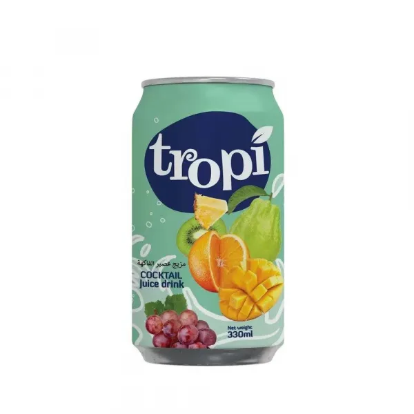 Напиток сокосодержащий TROPI 0,33л Фруктовый микс ж/б/24/Азия