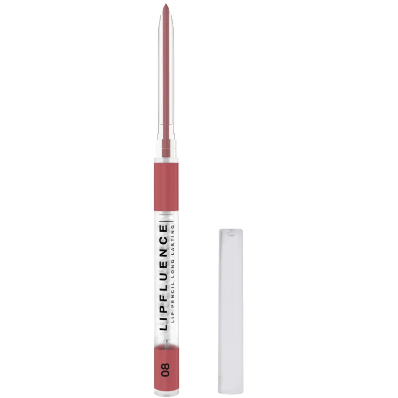Карандаш для губ Influence Beauty Lipfluence, автоматический, тон: 08 нюд натуральный розовый, 0.28г