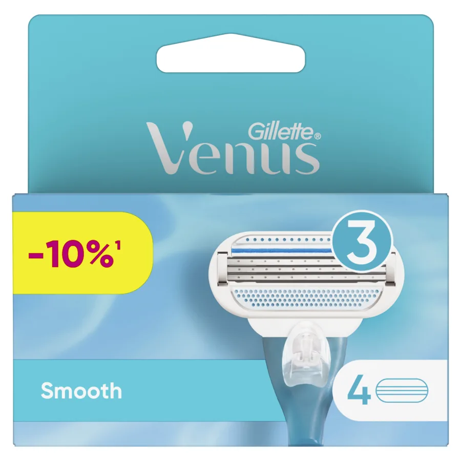 Gillette Сменные кассеты для женкого бритвенного станка Venus N4