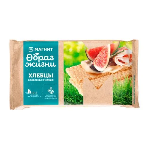 Хлебцы вафельные ржаные М Образ Жизни 70г