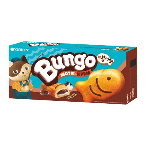 Пирожное с молочно-шоколадной начинкой Bungo 120г