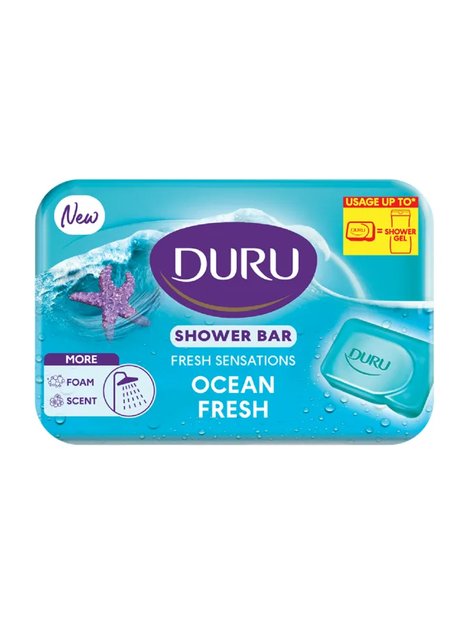 Мыло Duru Fresh Sensations Свежесть океана, восстанавливающее, с морскими минералами, 150г