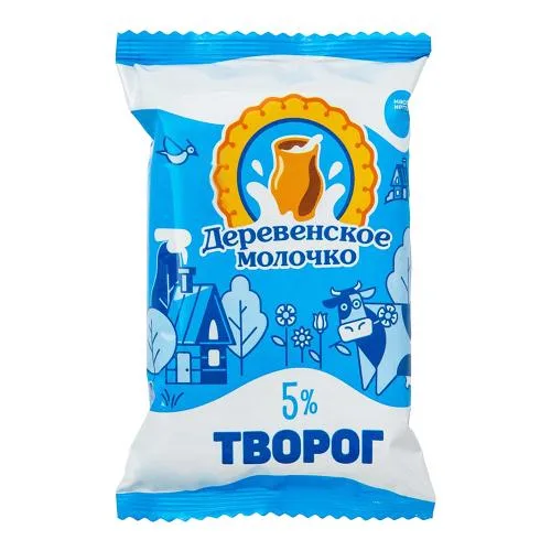 Творог Деревенское молочко 5% 200г