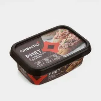 Риет с кедровыми орехами 150г СИБАГРО