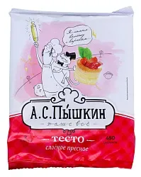 Тесто МЕЖЕНИНОВСКАЯ ПФ слоеное пресное 450г