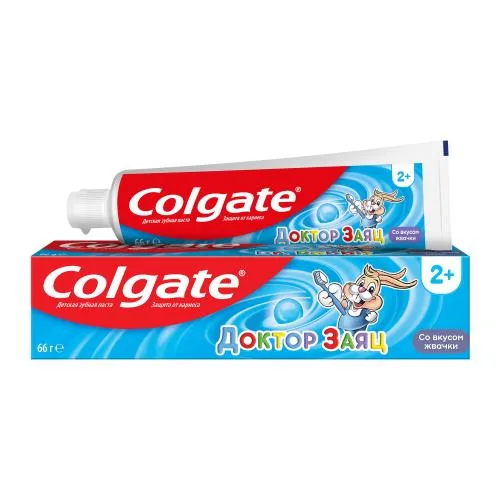Зубная паста Colgate Доктор Заяц детская со вкусом жвачки 50мл