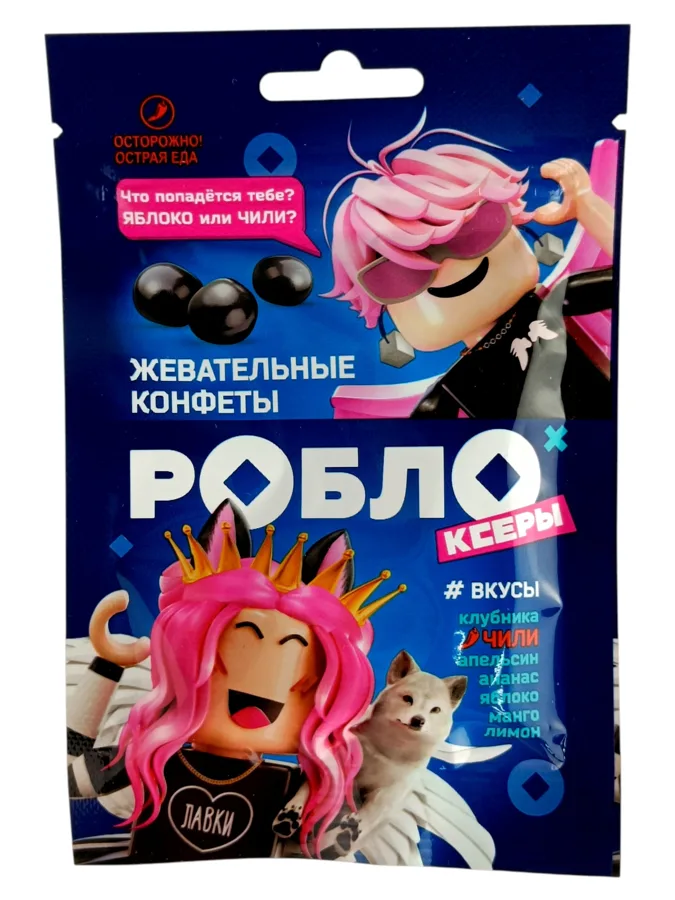 Жевательные конфеты во флоупаке Конфитрейд Роблоксеры, 12 г